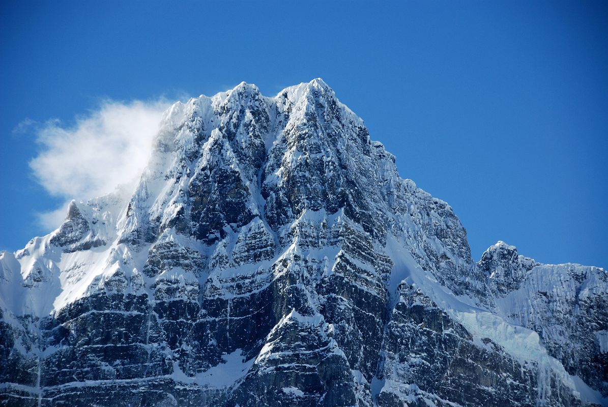 12 Howse Peak Close Up From Icefields Parkway